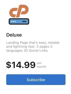 Deluxe web hosting plan